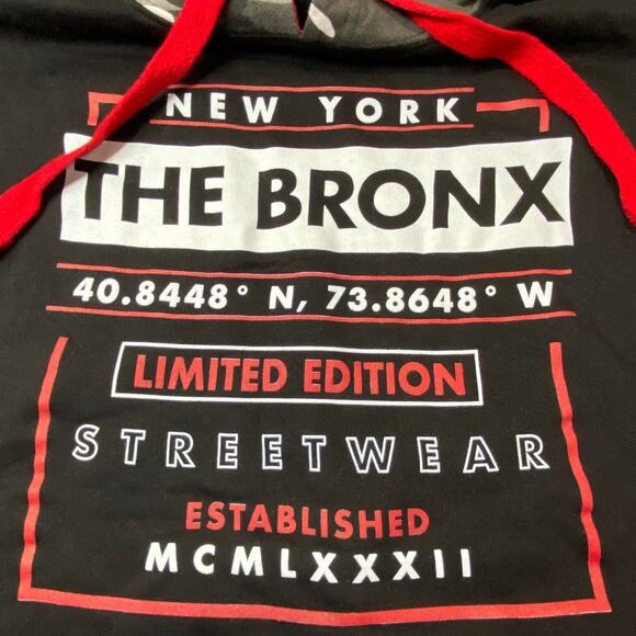 Code Five Adult Camo Fleece Graphic Bronx  Hoodie  Size Large - Picture 2 of 13